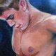 Illustration for article titled Macklemore Owns This Painting of Justin Bieber's Pancake Peen